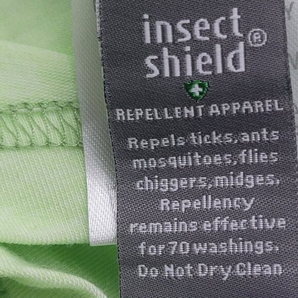 SIMMS Shirt Women L Green Insect Shield Fishing Athleisure Gorpcore Training - Picture 5 of 8